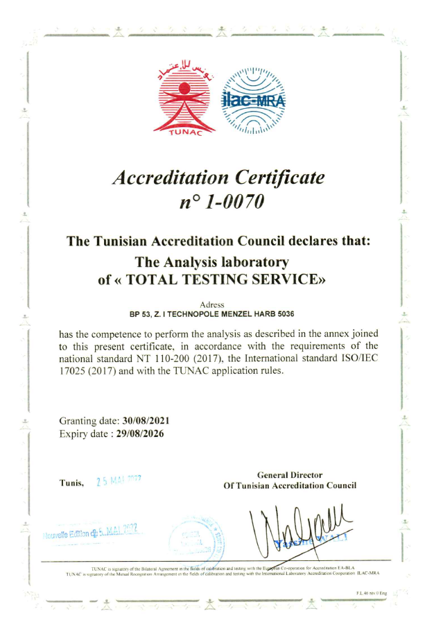 Accreditation in Cosmetic Product Testing