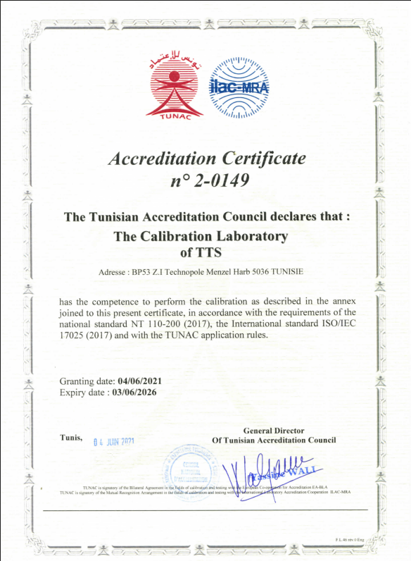 Metrology Accreditation